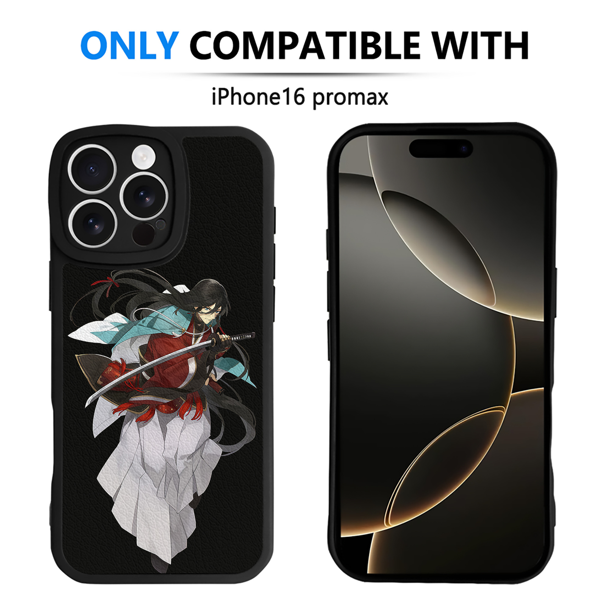 （画像用） 刀剣乱舞 Touken Ranbu 【iPhone 16シリーズ対応】シリコンスマホケース（レザー調） 材質：シリコン